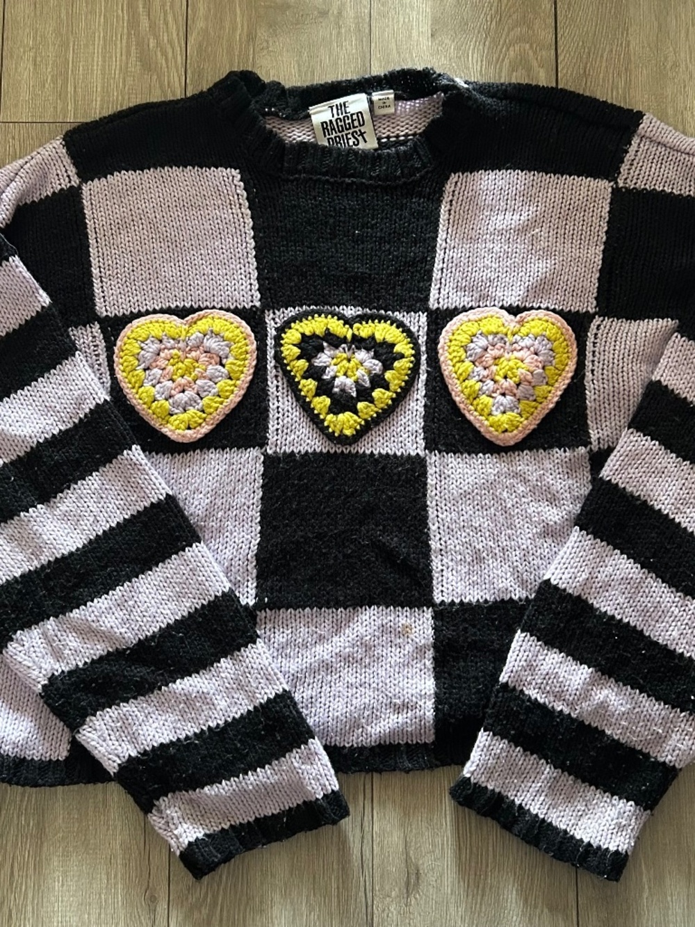 Ragged priest knit jumper